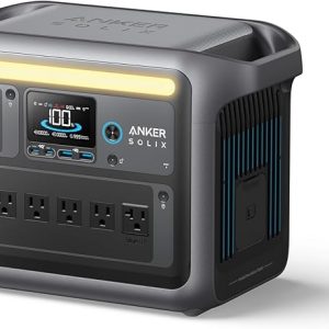 Anker SOLIX C1000 Portable Power Station, 1800W (Peak 2400W) Solar Generator