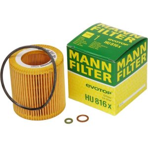 Mann-Filter HU 816 X Metal-Free Oil Filter (Pack of 3)