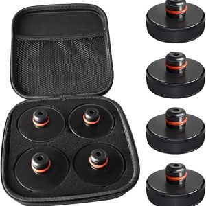 Chirano Lifting Jack Pad for Tesla Model 3/S/X/Y, 4 Pucks with Storage Case