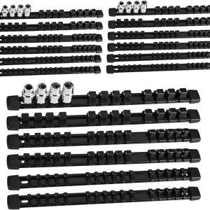 Socket Organizer Set 18PCS ABS Holder Kit - 1/4-Inch x 96