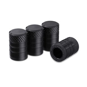 CKAuto Tire Valve Stem Caps, Black