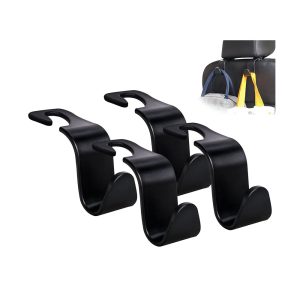 Amooca Car Seat Headrest Hook 4 Pack